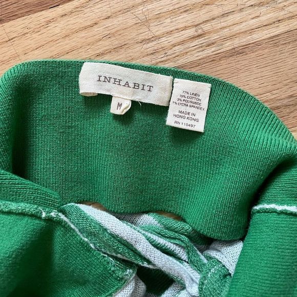 Inhabit Striped Tie Back Tube Top - Picture 5 of 8